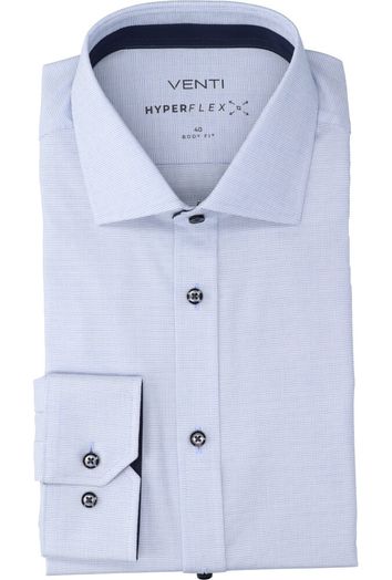 Lichtblauw katoenen hemd (comfort fit) met lange mouwen Venti