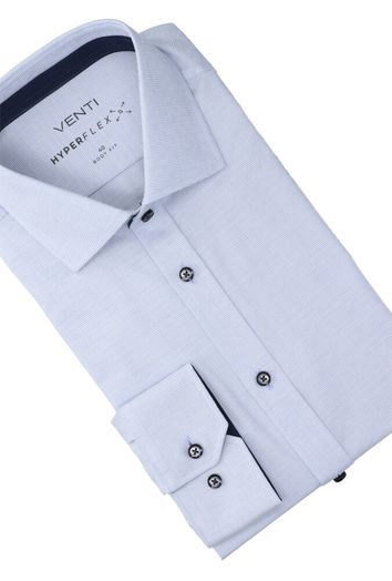 Lichtblauw katoenen hemd (comfort fit) met lange mouwen Venti