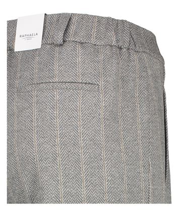 Grijze gestreepte broek Peggy Flared Raphaela 