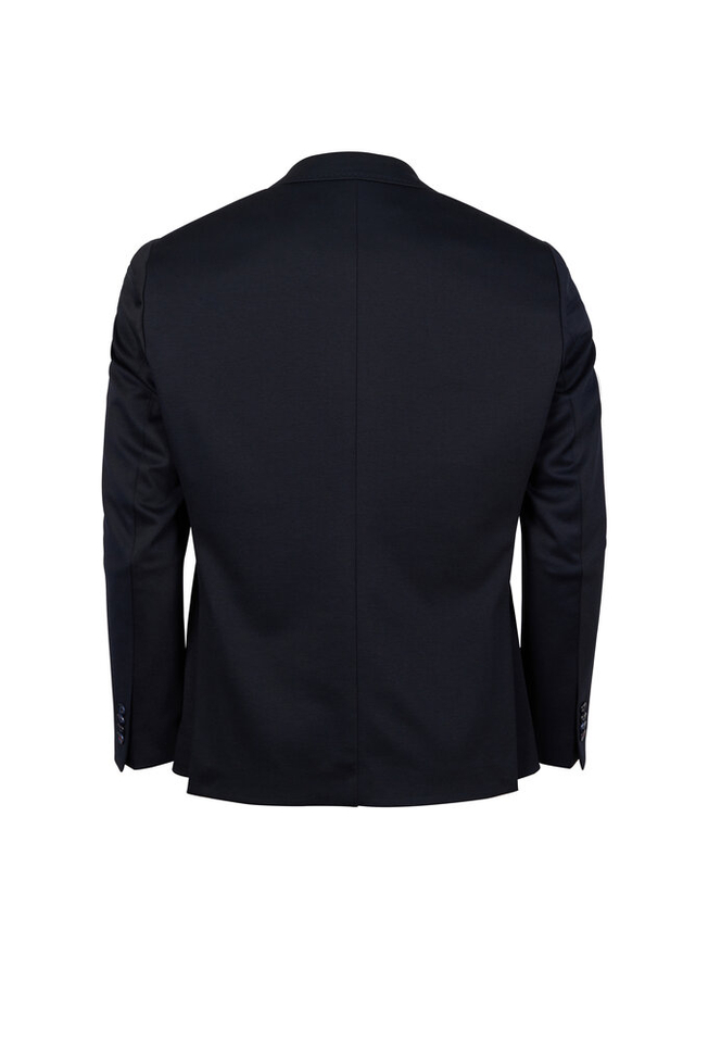 Donkerblauwe slim fit blazert Roy Robson