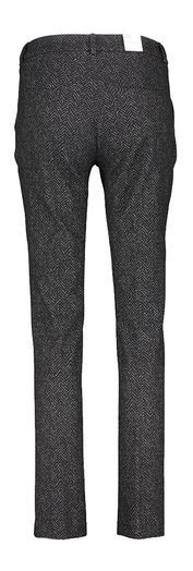 Zwarte comfortabele broek met print Brax