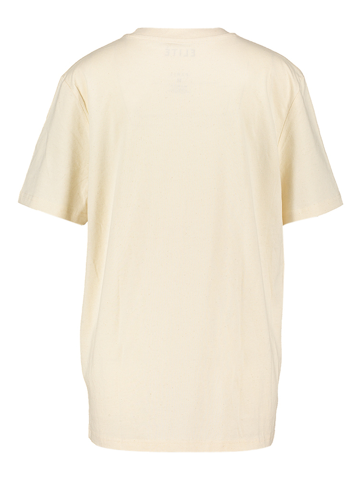 Beige T-shirt met print Run Elite