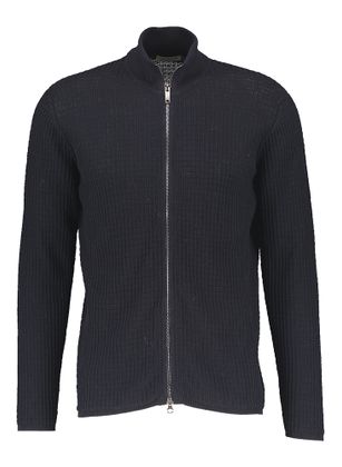 Phil Petter Donkerblauwe gilet met rits Zipper Jacket