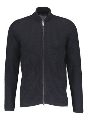 Donkerblauwe gilet met rits Zipper Jacket Phil Petter