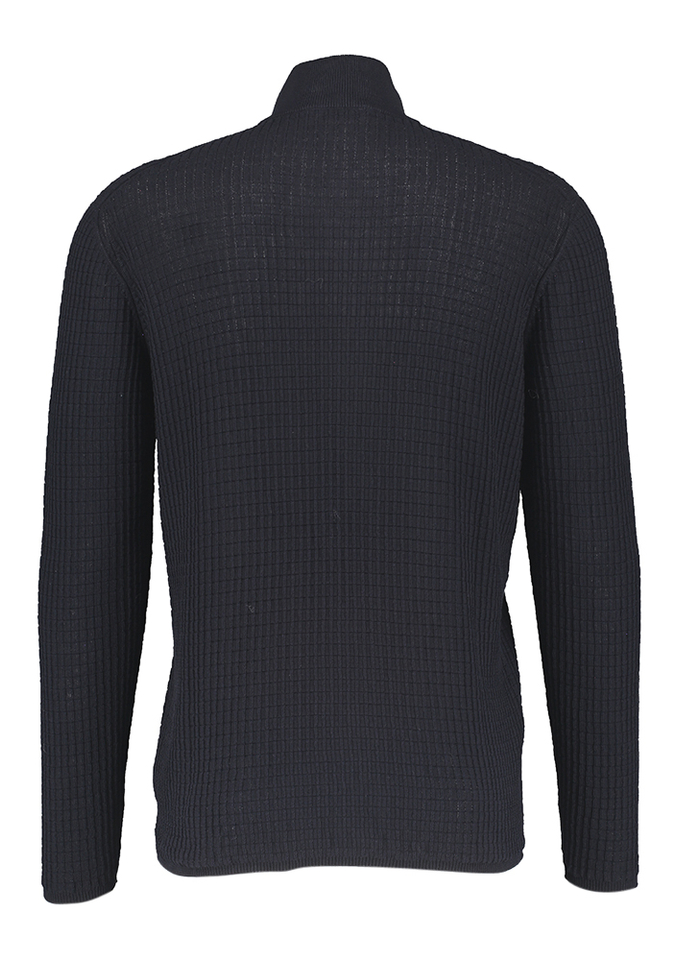 Donkerblauwe gilet met rits Zipper Jacket Phil Petter