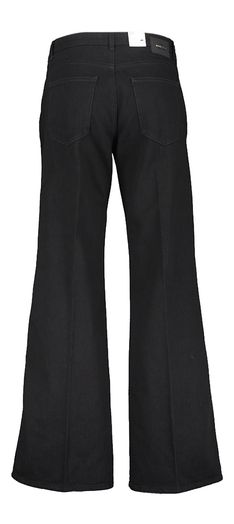Zwarte wide leg broek Maine Brax
