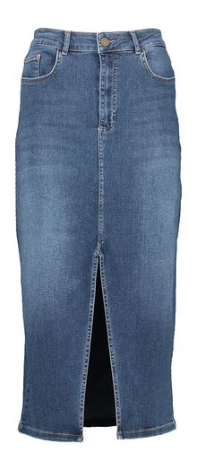 Donkerblauwe jeansrok Para Mi 