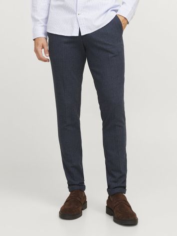 Donkerblauwe chino slim it Jack & Jones