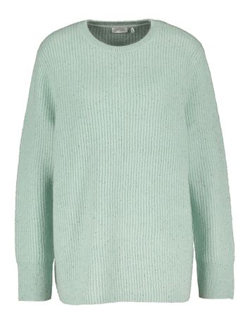 Muntgroene trui met glitterdraad Gerry Weber