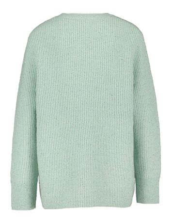 Muntgroene trui met glitterdraad Gerry Weber