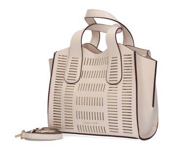 Beige handtas Laurent David