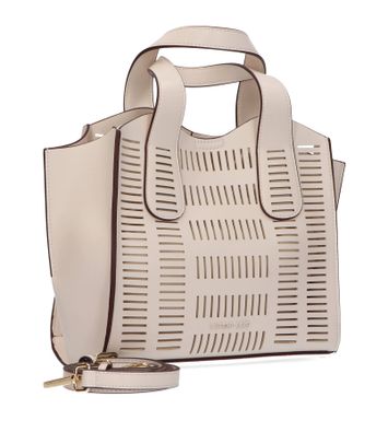 Beige handtas Laurent David