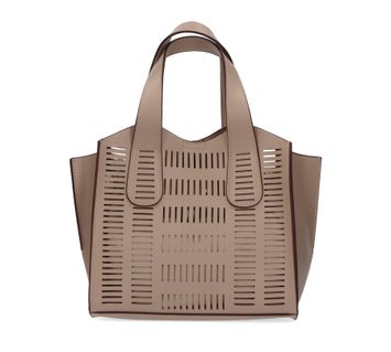Taupe handtas Laurent David