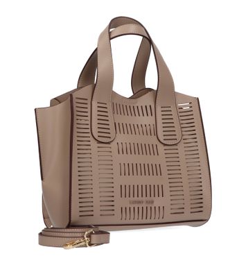Taupe handtas Laurent David