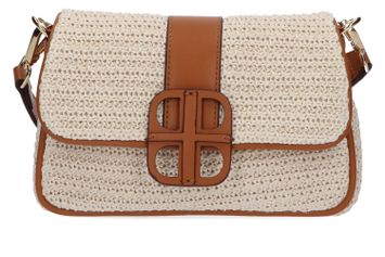 Beige/cognac handtas Laurent David