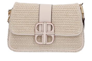 Beige/off white handtas Laurent David 