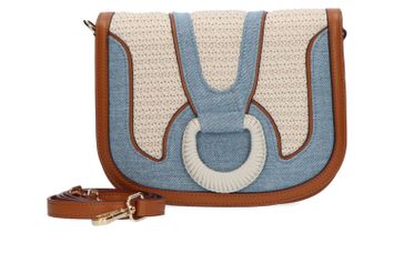 Beige/cognac handtas Laurent David
