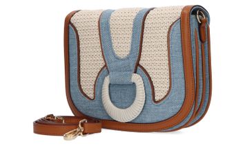 Beige/cognac handtas Laurent David