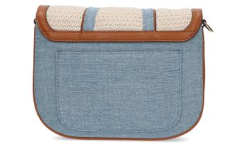 Beige/cognac handtas Laurent David