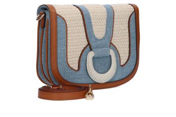Beige/cognac handtas Laurent David