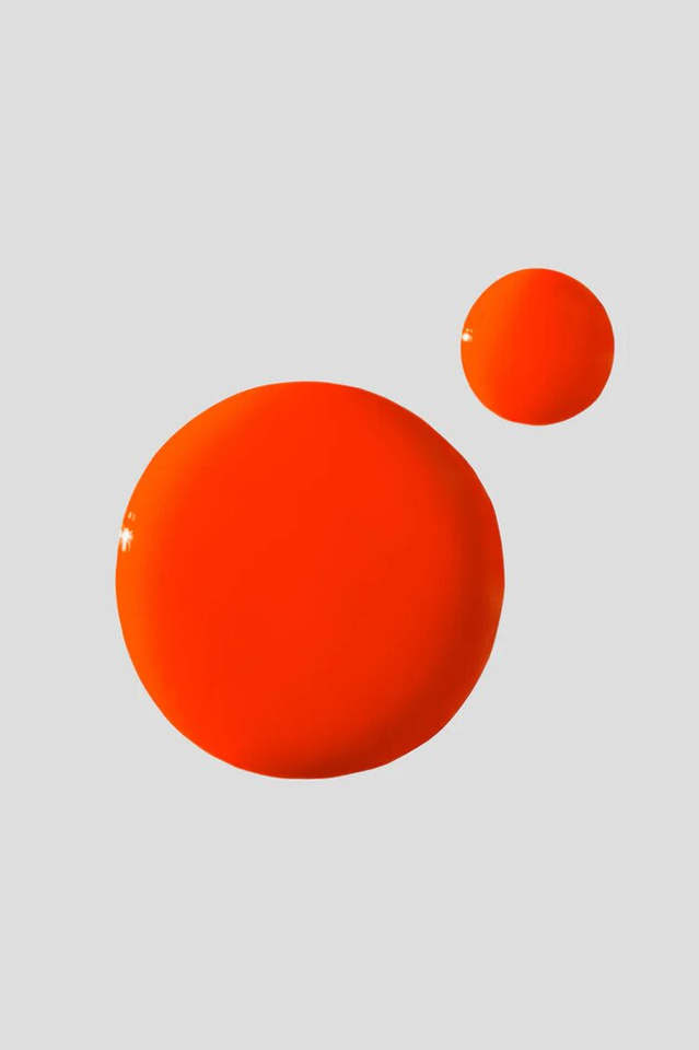 Fiery orange red nagellak Gitti