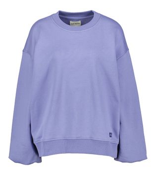 Our Sister Blauwe sweater met pofmouw Akira