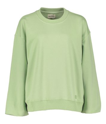 Groene sweater met pofmouw Akira Our Sweater 