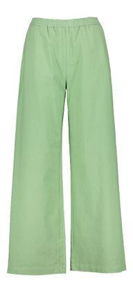Our Sister Groene Linnen broek met elastiek Takki