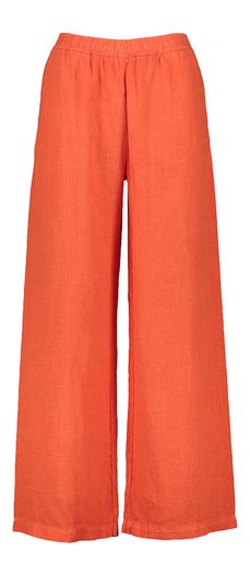 Oranje linnen broek Takkil Our Sister
