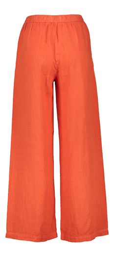 Oranje linnen broek Takkil Our Sister