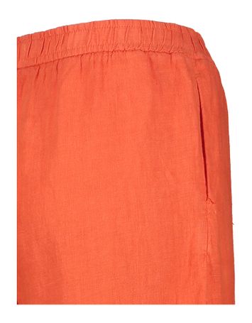 Oranje linnen broek Takkil Our Sister