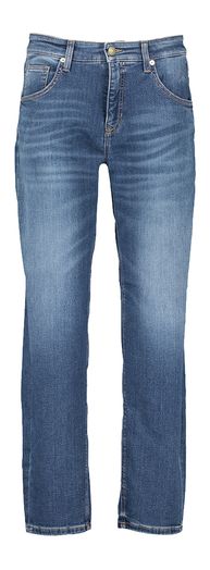 Blauwkleurige straight fit jeans Krissie Cambio