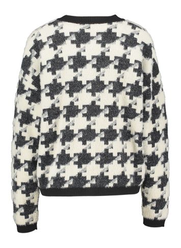 Zwart met witte gilet met knopen Perry Julia June