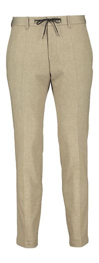 Beige geklede slim fit broek Roy Robson
