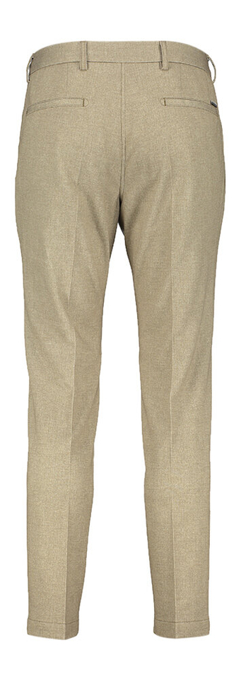 Beige geklede slim fit broek Roy Robson