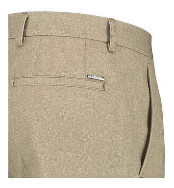 Beige geklede slim fit broek Roy Robson