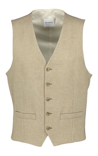 Beige mouwloze gilet Roy Robson