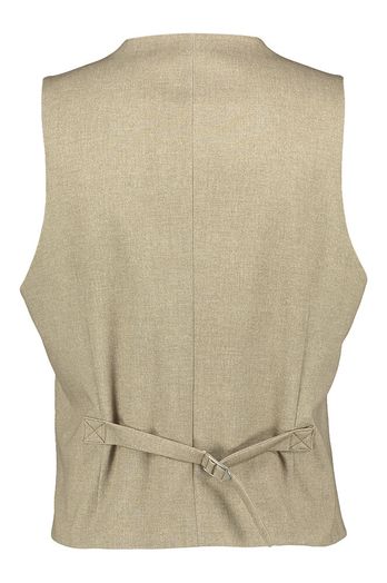Beige mouwloze gilet Roy Robson