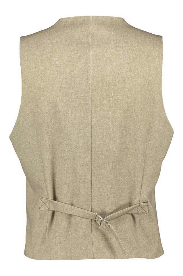 Beige mouwloze gilet Roy Robson
