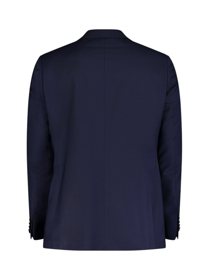 Donkerblauwe blazer met subtiel motief Roy Robson