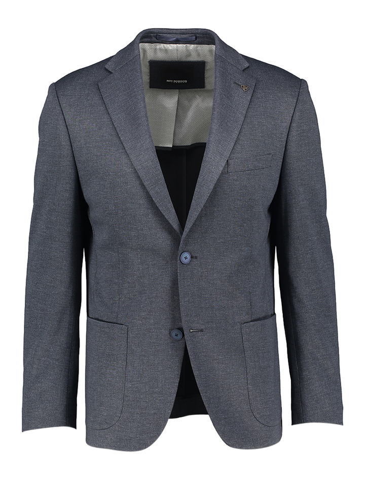 Blauwkleurige blazer Roy Robson