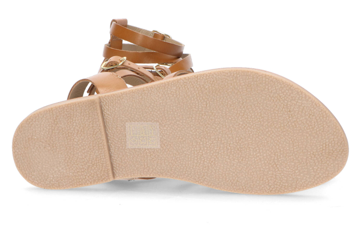 Cognackleurige sandalen L'Atelier Tropézien