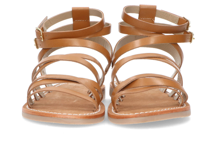 Cognackleurige sandalen L'Atelier Tropézien