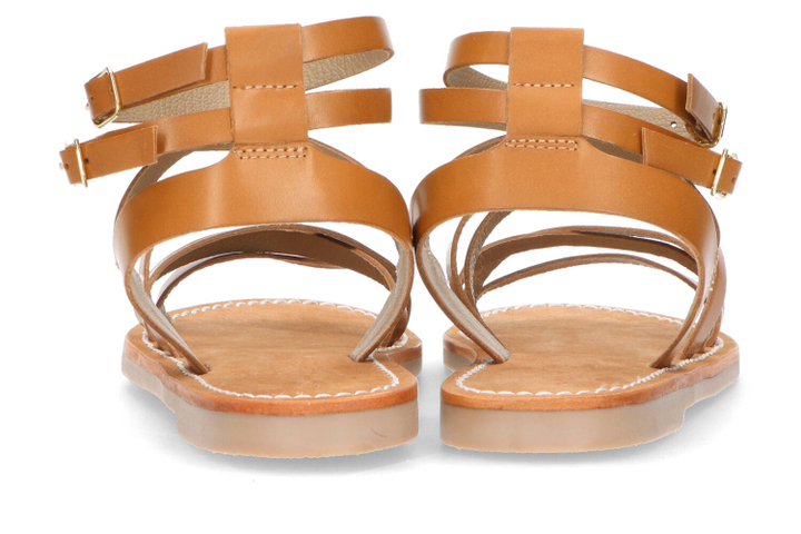 Cognackleurige sandalen L'Atelier Tropézien