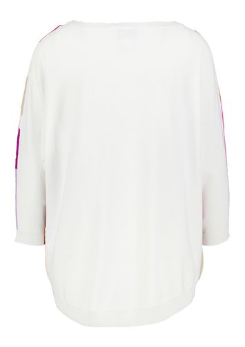 Multicolor pull met boothals en driekwart mouwen Joseph Ribkoff