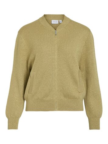 Gold gilet met lange mouwen Vila 