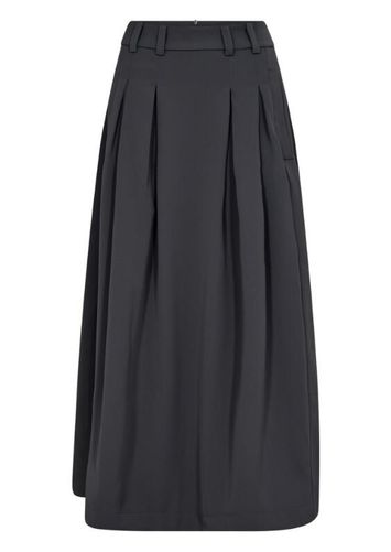 Zwarte rok met bandplooien en zakken Anya Co'Couture