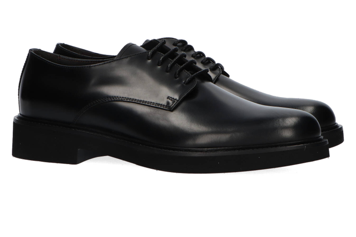 Zwarte glanzende veterschoenen Rossano Bisconti