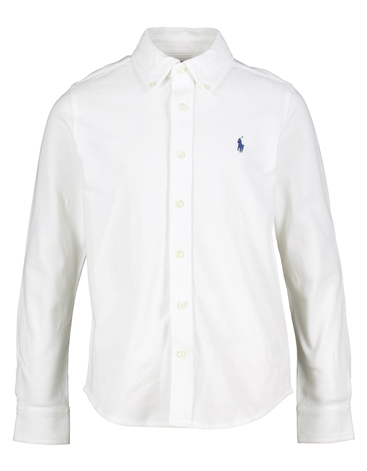 Ecru katoenen hemd (regular fit) met lange mouwen Ralph Lauren