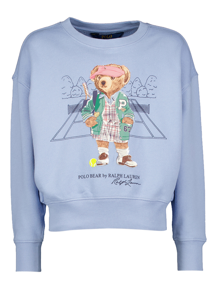 Licht blauwe sweater met beer Ralph Lauren 495669